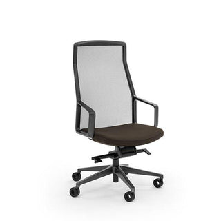 Adele
Executive armchair with mesh backrest