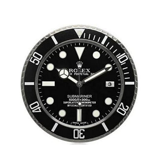 Black Rolex Wall Clock