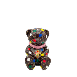 Pink Yayoi Kusama LV Bear