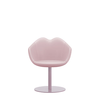 Pink XOXO Chair Leather Round Base 