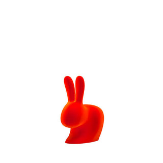 Rabbit XS Bookend Velvet Finish orange